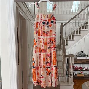 Illa Illa Bright Print Rope Tie Dress